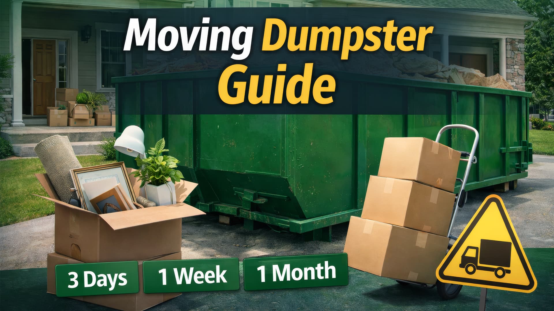 Dumpster Rental for Moving: Save Time