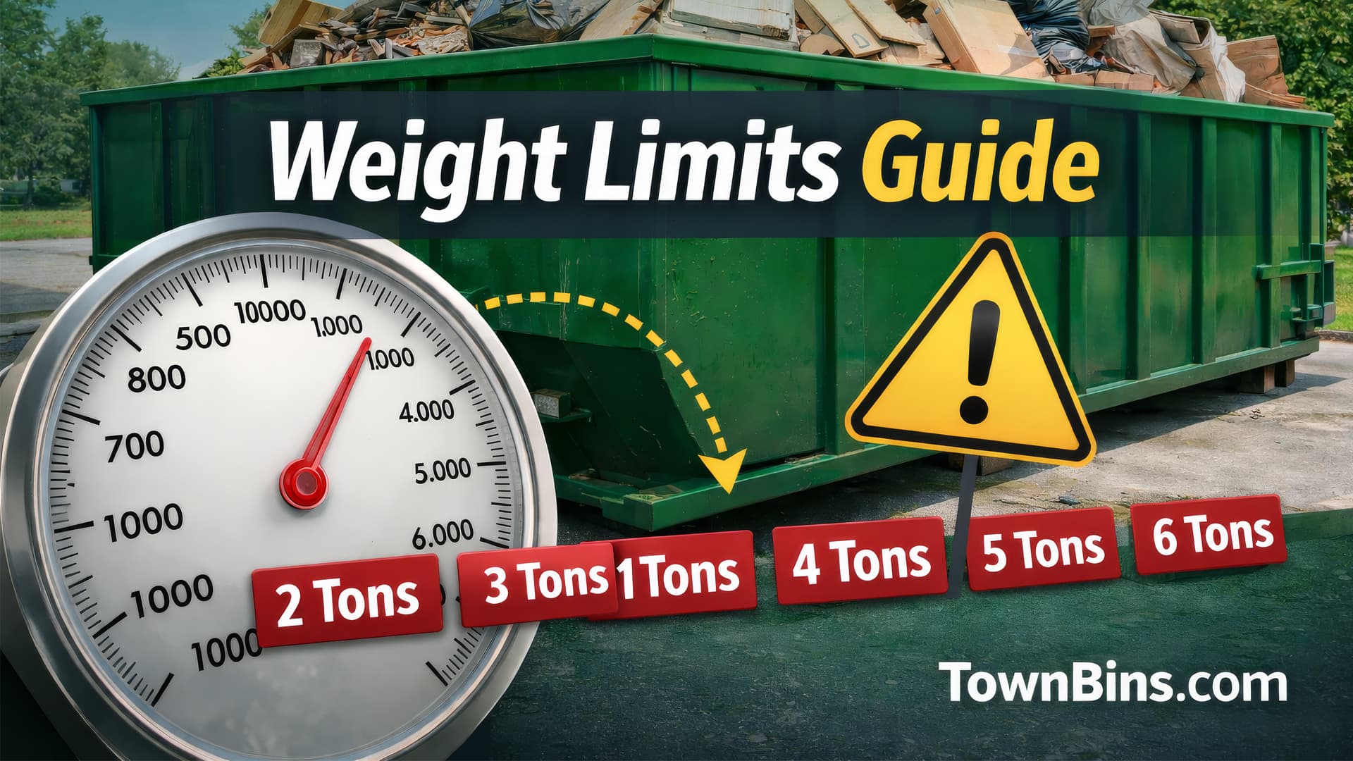 Dumpster Weight Limits: Avoid Overages - Dumpster rental guide and tips