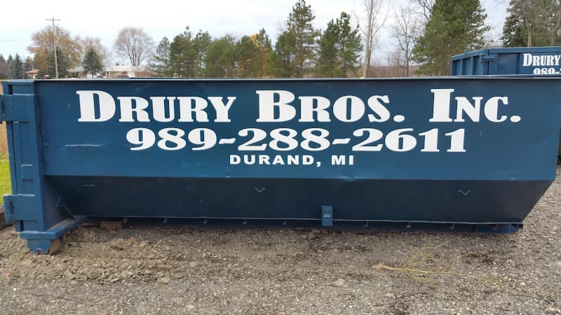 Drury Brothers - Dumpster rental in Durand, Michigan
