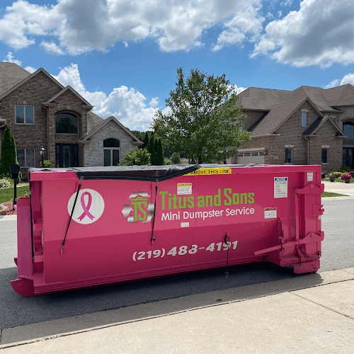 Titus and Sons Mini Dumpster Service - Dumpster rental in Crown Point, Indiana
