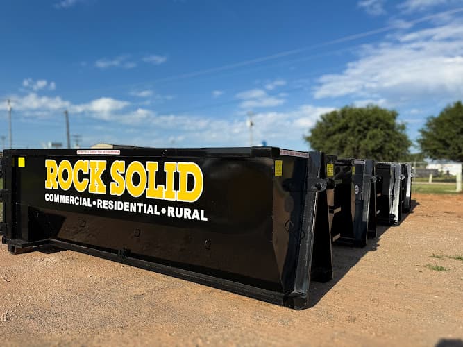 Rock solid waste management - Dumpster rental in Woodward, Oklahoma