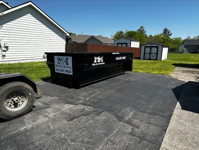Marvin's Hauling - Dumpster rental in Smyrna, Tennessee