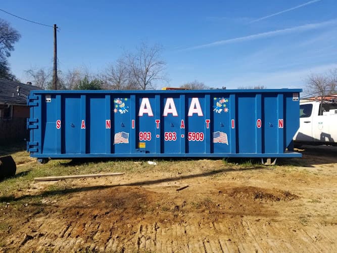 AAA Sanitation Inc. - Dumpster rental in Tyler, Texas