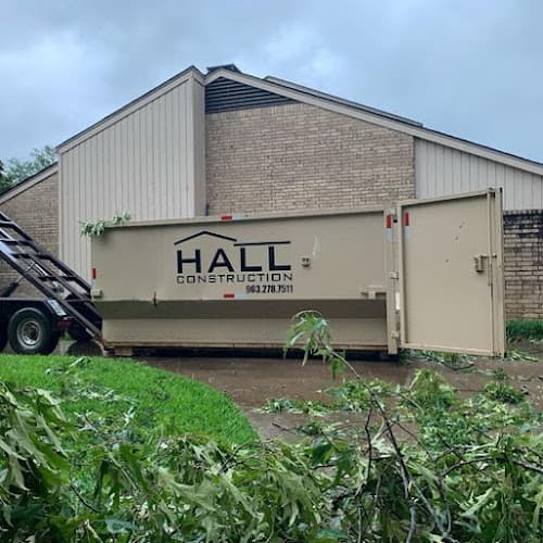 Hall Constructions - Longview Disposal - Dumpster rental in Longview, Texas
