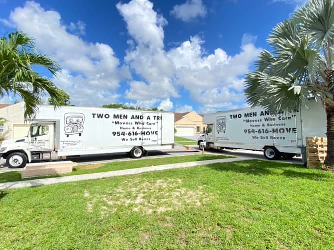 Two Men and a Truck Moving and Storage - Dumpster rental in Pompano Beach, Florida