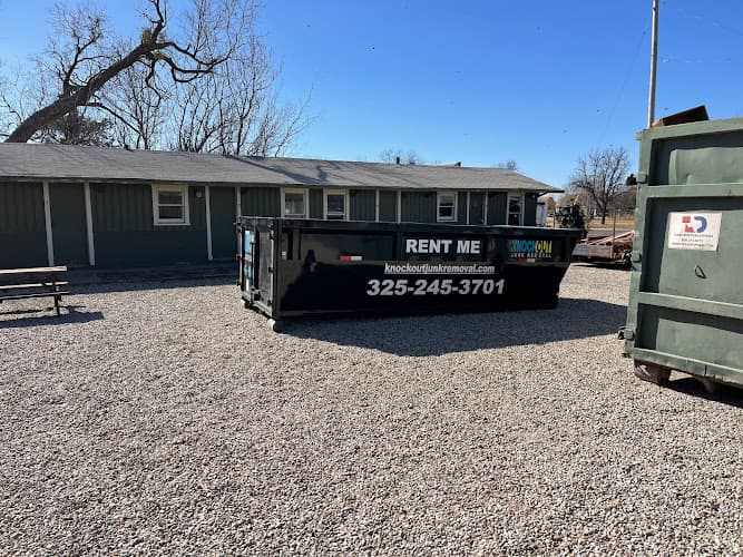 Knock Out Junk Removal - Dumpster rental in San Angelo, Texas