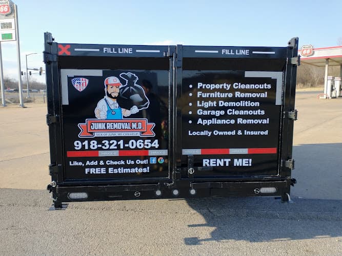 Junk Removal M.D. - Dumpster rental in Tahlequah, Oklahoma