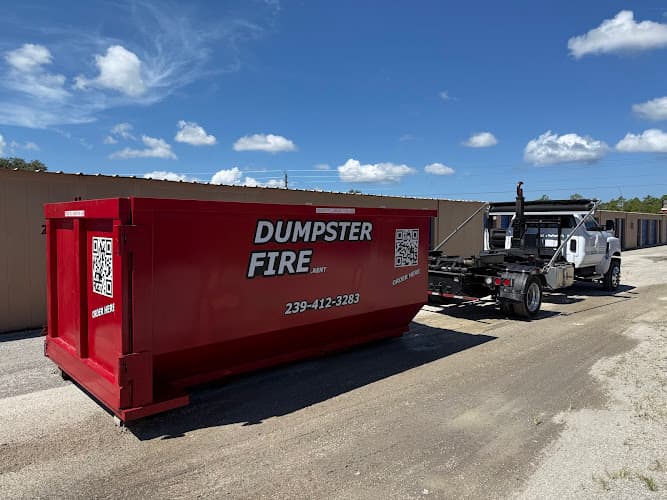 Dumpster Fire Disposal Services - Dumpster rental in Port Charlotte, Florida
