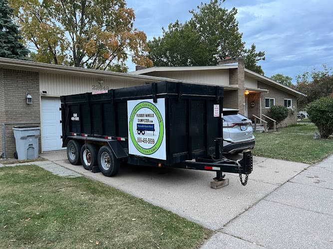 Rubber Wheel Dumpster - Dumpster rental in New Baltimore, Michigan