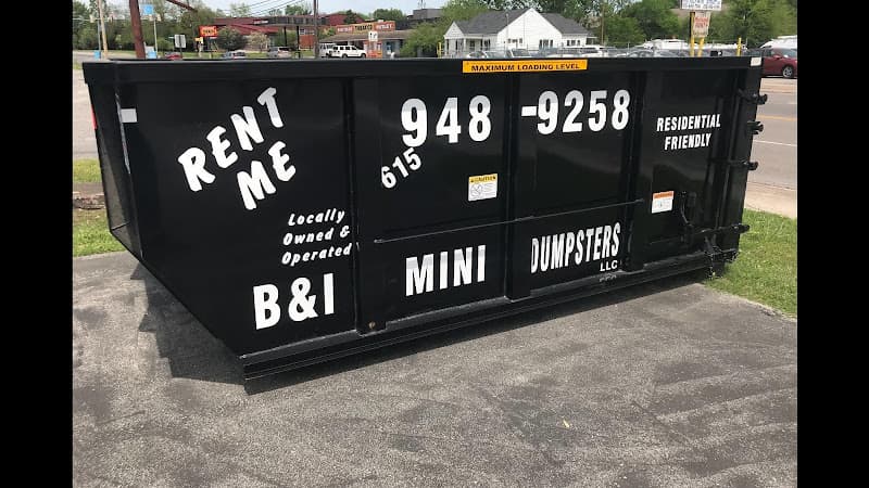 B & I Mini Dumpsters LLC - Dumpster rental in Lebanon, Tennessee