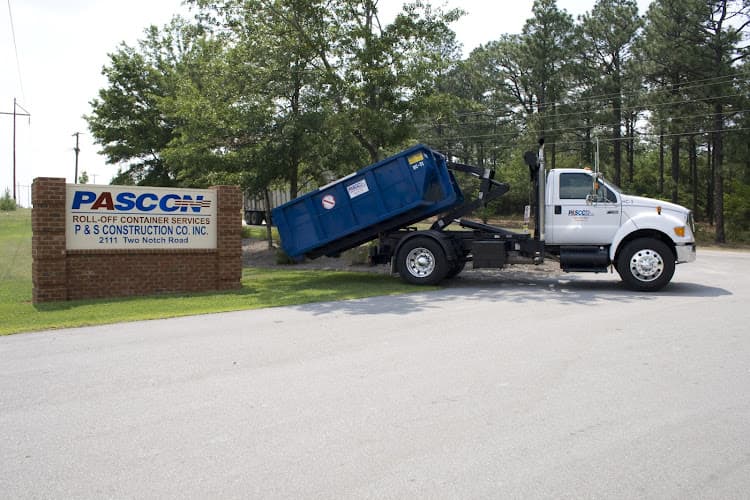 Pascon Roll-Off Dumpsters | Dumpster Rentals in Columbia, SC - Dumpster rental in Lexington, South Carolina