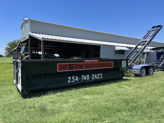 One and Done Dumpster Rentals - Dumpster rental in Axtell, Texas