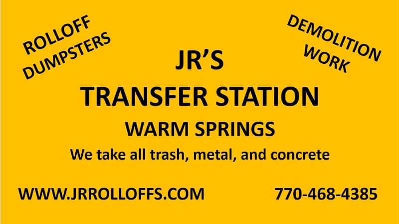 JR's Rolloffs - Dumpster rental in Warm Springs, Georgia