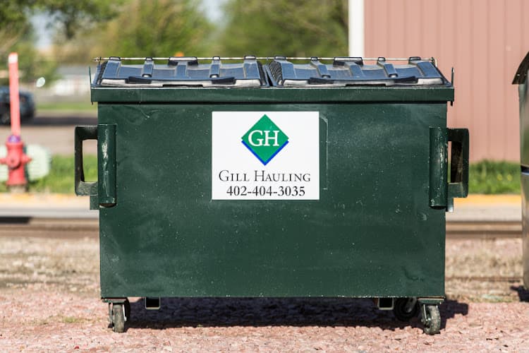 GILL HAULING - Dumpster rental in South Sioux City, Nebraska