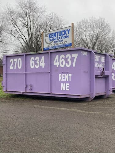Kentucky Sanitation Services - Dumpster rental in Columbia, Kentucky