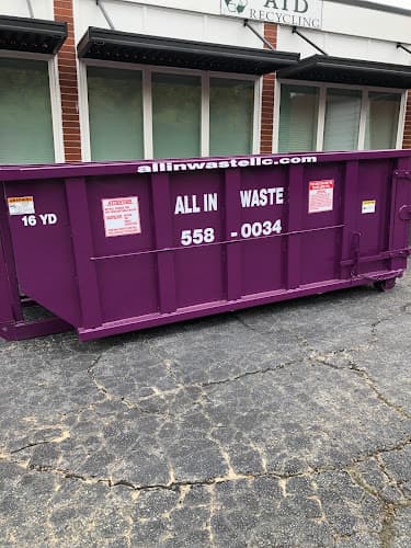 All In Waste - Dumpster rental in Greenville, South Carolina