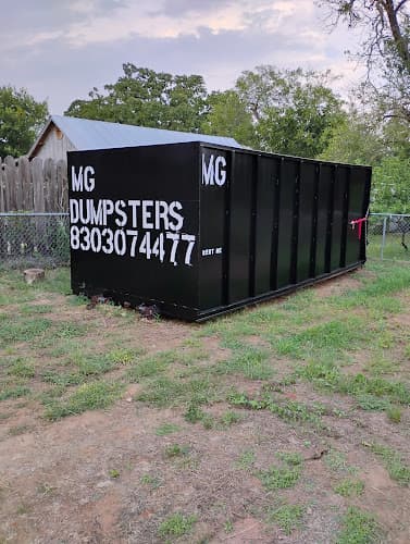 MG dumpsters - Dumpster rental in Fredericksburg, Texas
