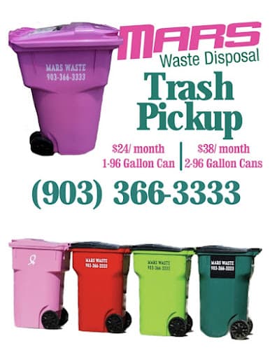 Mars Waste - Dumpster rental in Commerce, Texas