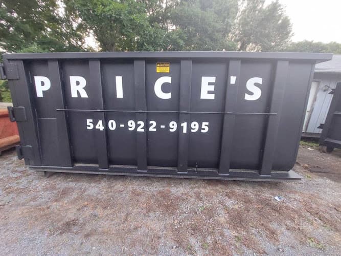 Price's Roll-Off Service - Dumpster rental in Blacksburg, Virginia