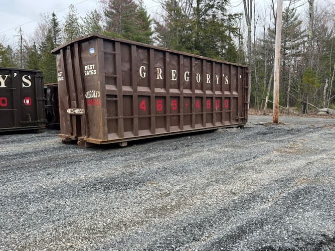 Gregory's Disposal, Inc - Dumpster rental in Fairfield, Maine