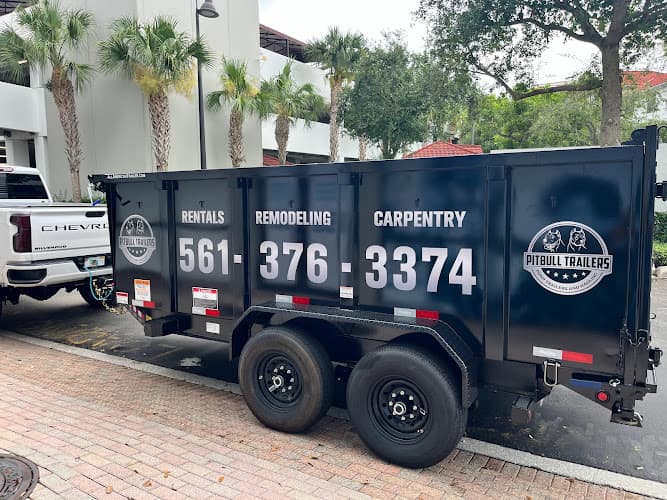Pitbull Trailers - Dumpster rental in Boynton Beach, Florida