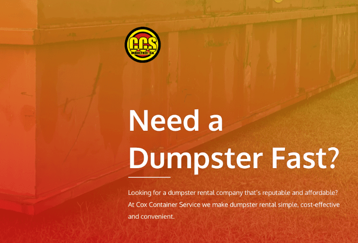 Cox Container Service Inc - Dumpster rental in Moultrie, Georgia